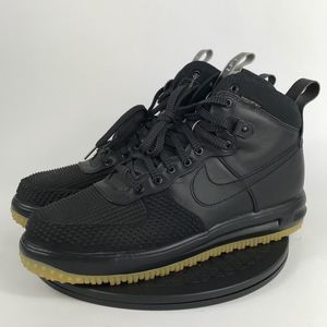 Nike Lunar Force 1 Duckboot Black/Gum 805899-003 Men’s Size 14